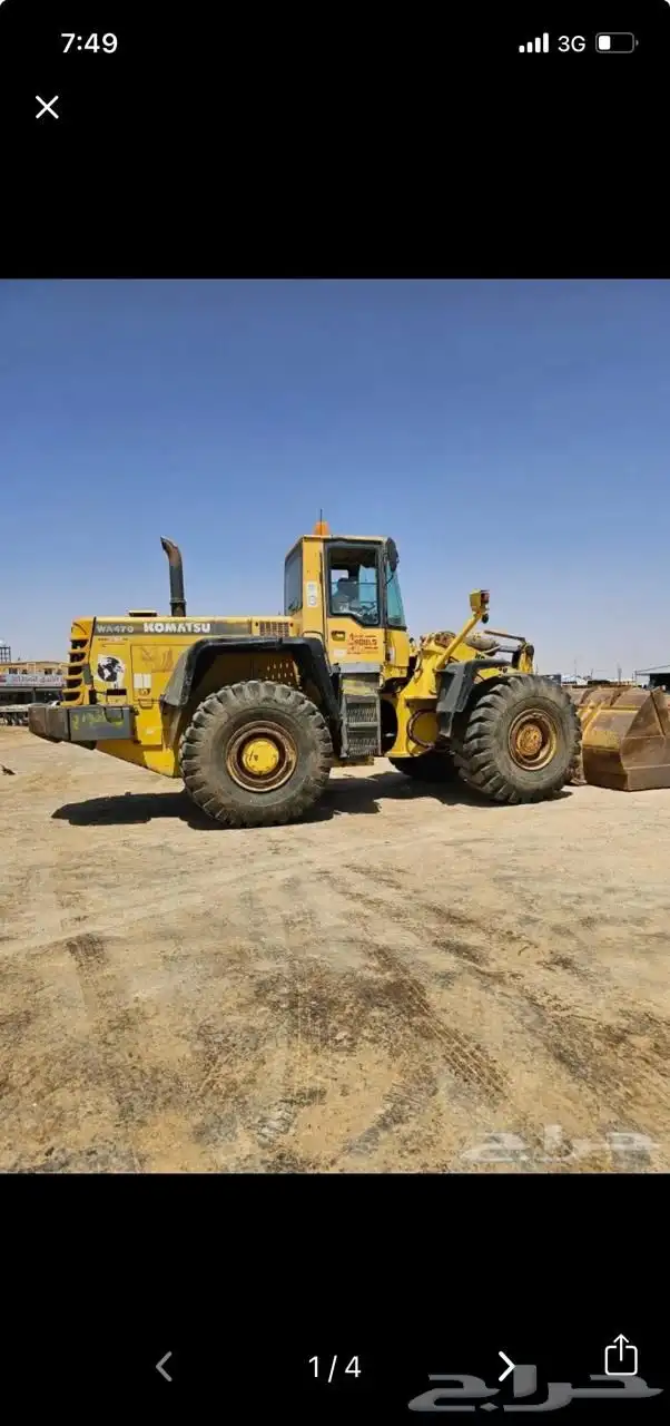 شيول نظيف كوماتسو 470 للإجار او للبيع مديل 2000 داش 3 2