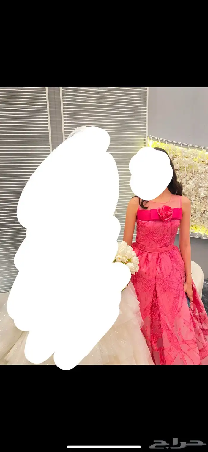 فستان بنات مناسبات جاكار فوشي للبنات 5