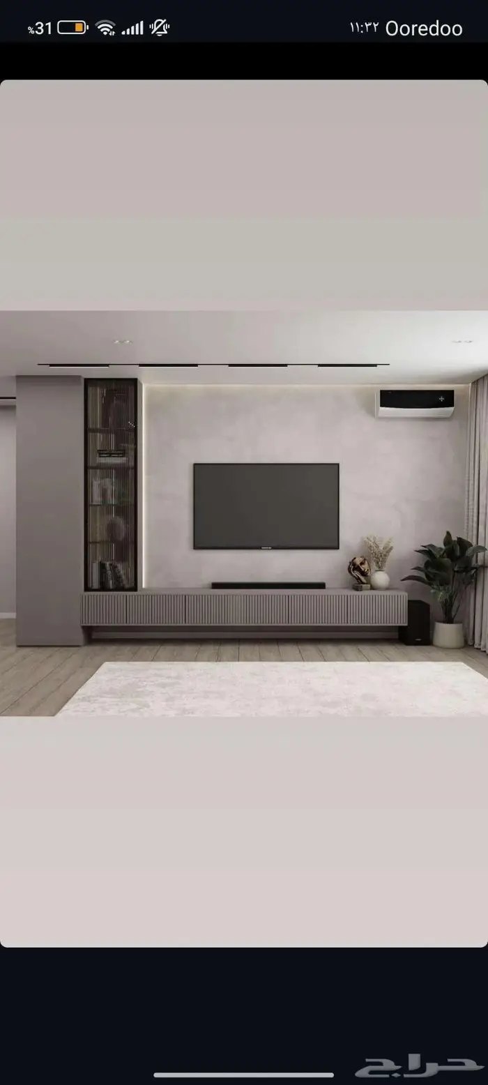 ديكورات شاشة بتصاميم عصريه رائعة مودرن 1