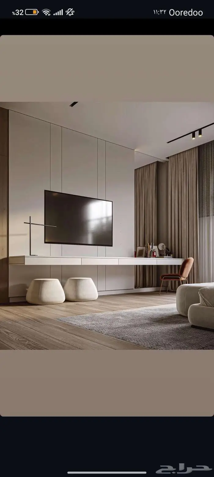 ديكورات شاشة بتصاميم عصريه رائعة مودرن 6