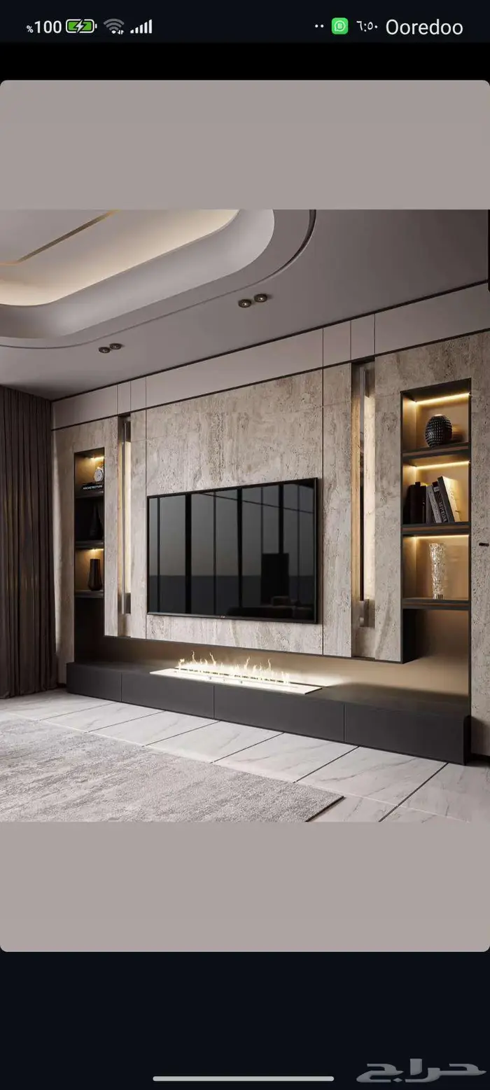 ديكورات شاشة بتصاميم عصريه رائعة مودرن 0