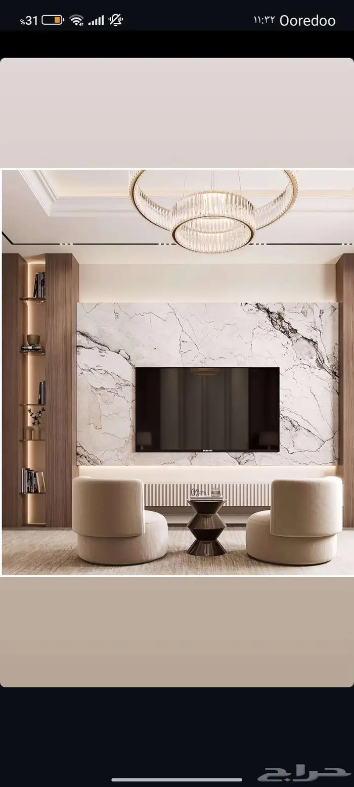 ديكورات شاشة بتصاميم عصريه رائعة مودرن 12