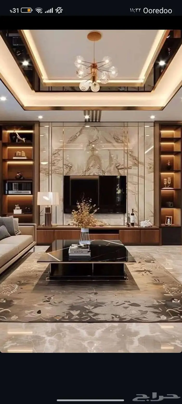 ديكورات شاشة بتصاميم عصريه رائعة مودرن 9