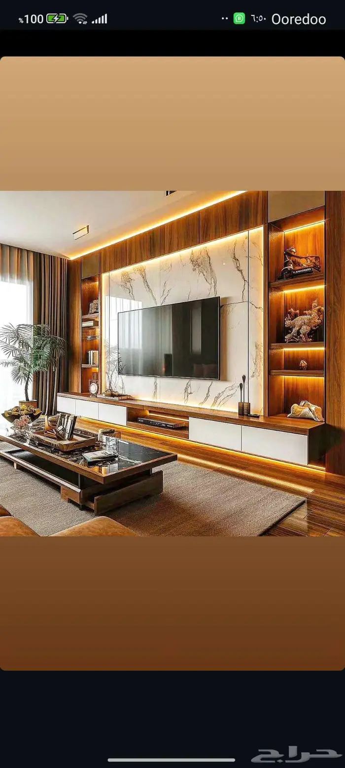 ديكورات شاشة بتصاميم عصريه رائعة مودرن 2