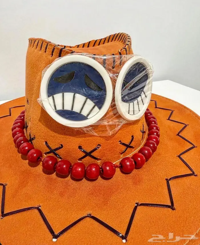 أنمي كوسبلاي ون بيس قبعة ايس One Piece Anime Cosplay Ace 2