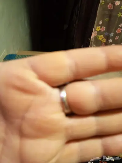 خاتم فضه رجاالي بفص الزمرد الاخضر 5