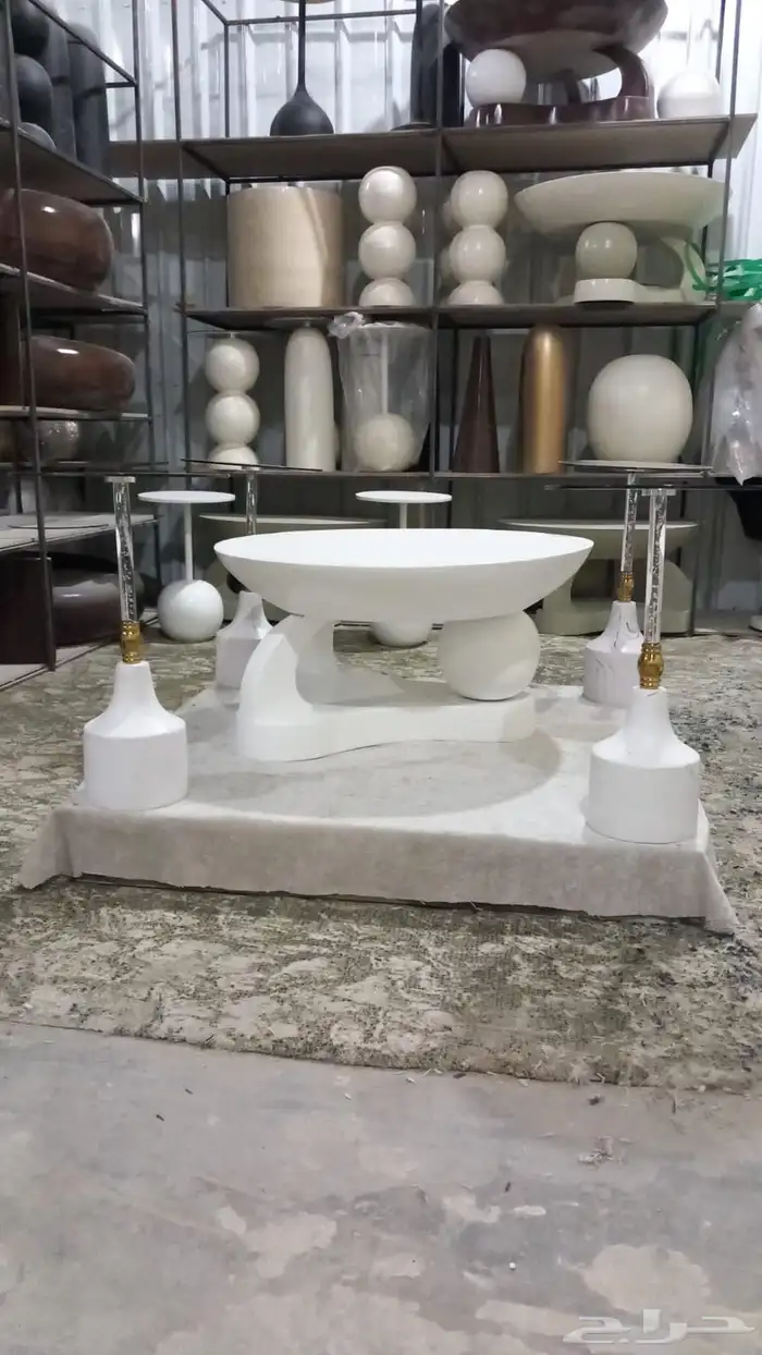 تفصيل طاولات حسب اطلب جوز الهند فخامه 21