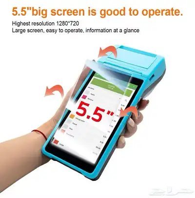 جهاز كاشير متنقل سهل جدا ضمان سنه يدعم Loyverse Pos 6