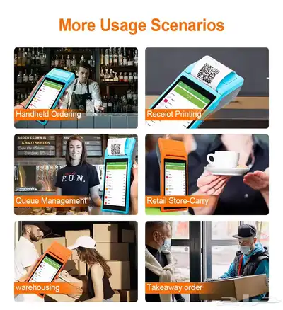 جهاز كاشير متنقل سهل جدا ضمان سنه يدعم Loyverse Pos 10