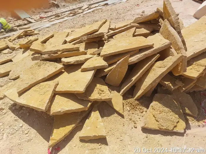 حجر عشوائي قشر الجبل 3