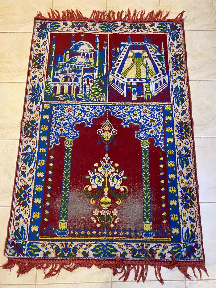 سجادة صلاة قديمة تراثية جديده ومستعمل نظيف 6