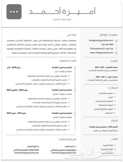 سيرة الذاتيه سيفي CV عرض خاص محدوده لمدة 24 ساعه و ينتهي 0