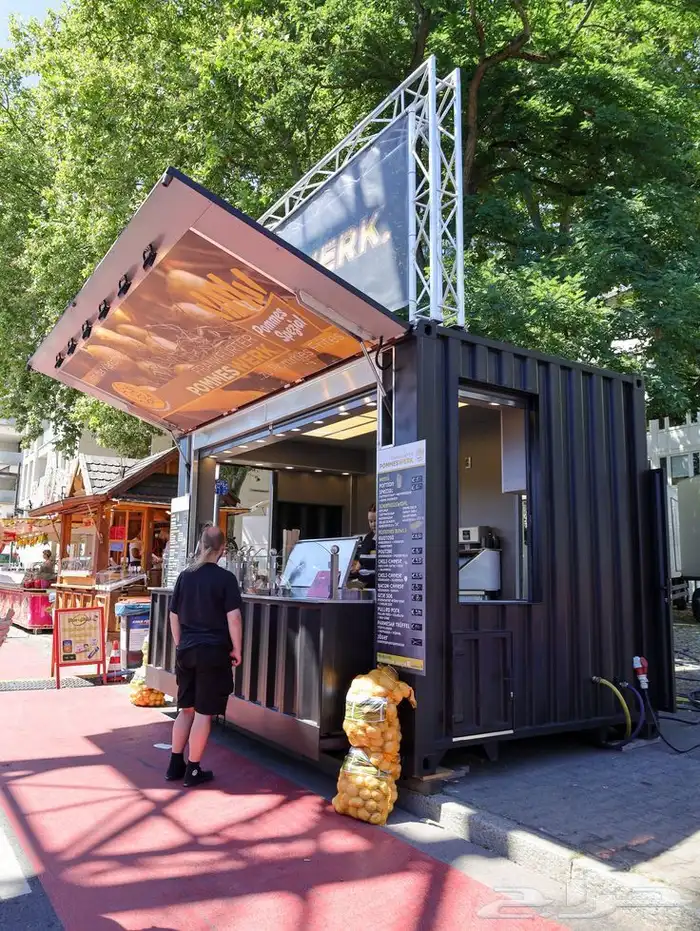 كونتينر فود ترك درايف ثرو كشك ( تجهيز المشروع بالكامل ) 42