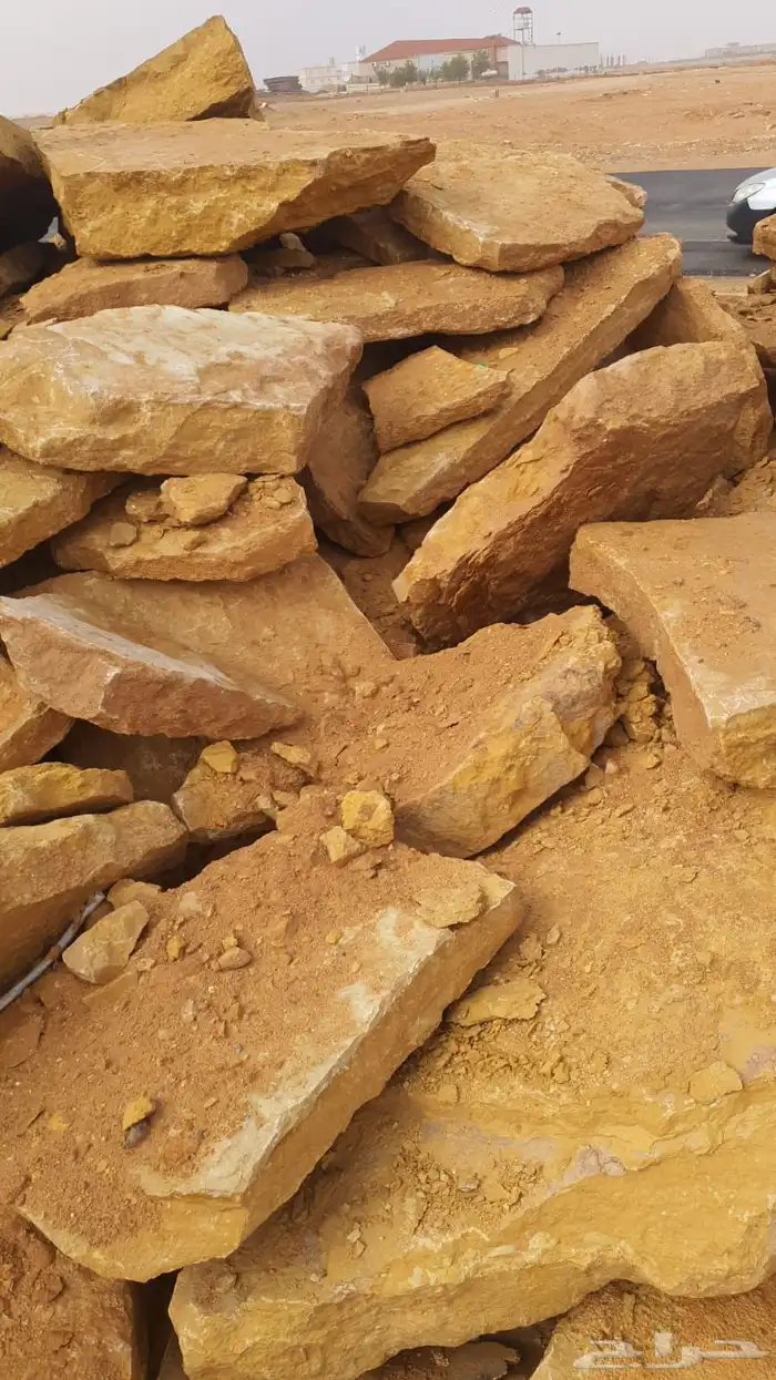 حجر عشوائي قشر الجبل 2