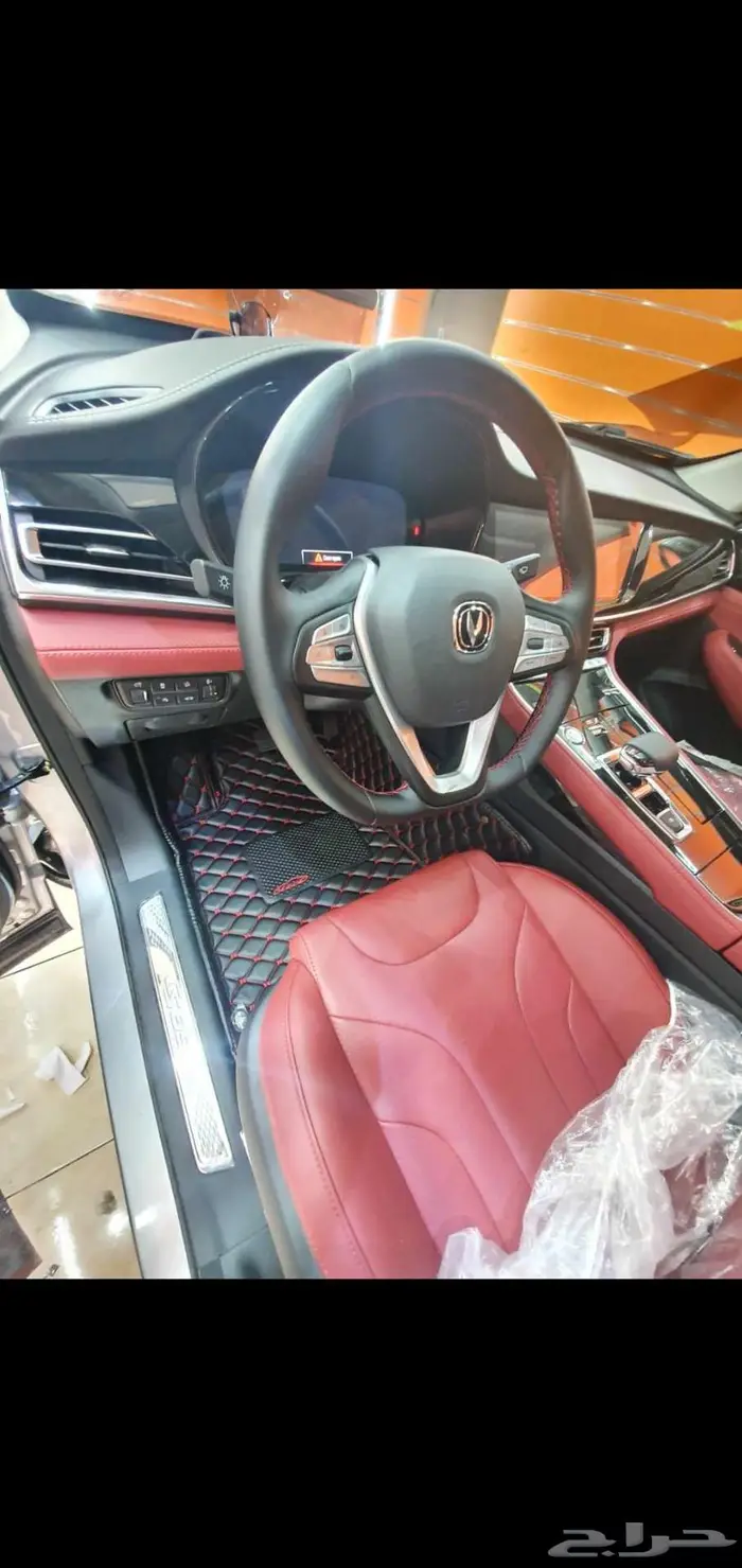 دعاسات VIP ارضيات جلد تشانجان يوني تي ولجميع السيارات 27