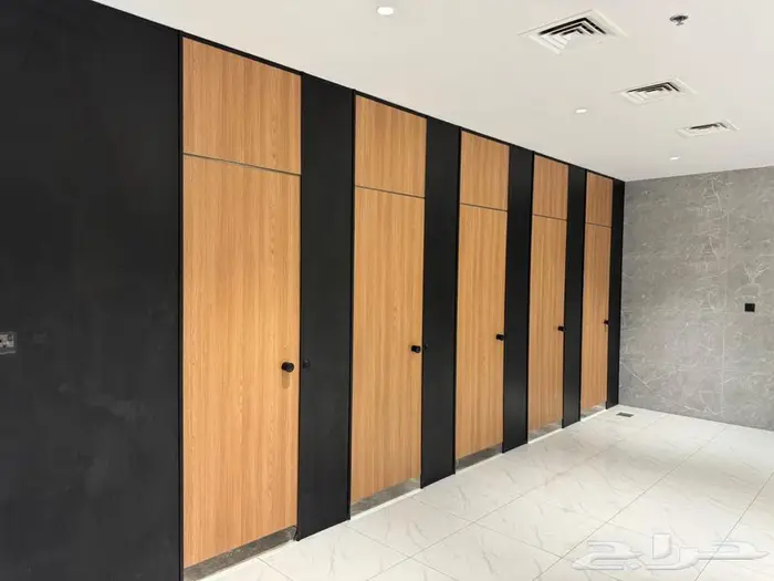 قواطع فينوليك hpl ابواب سحب خشب و اكرديون و جلد ابواب WPC 1
