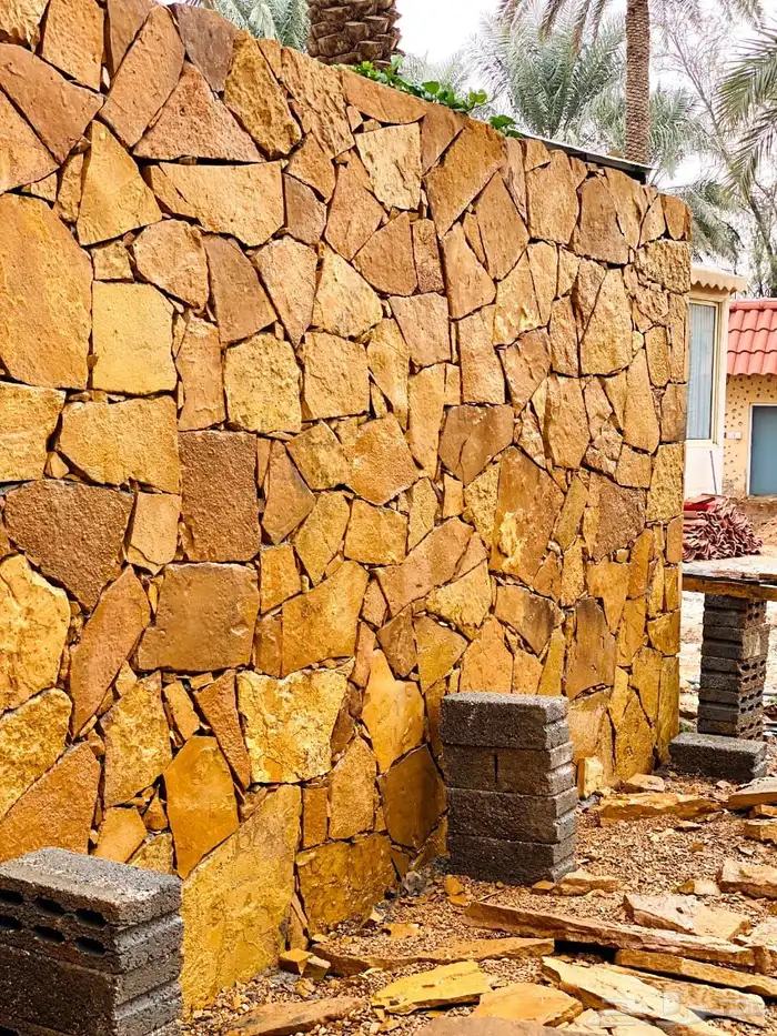 حجر عشوائي قشر الجبل 6