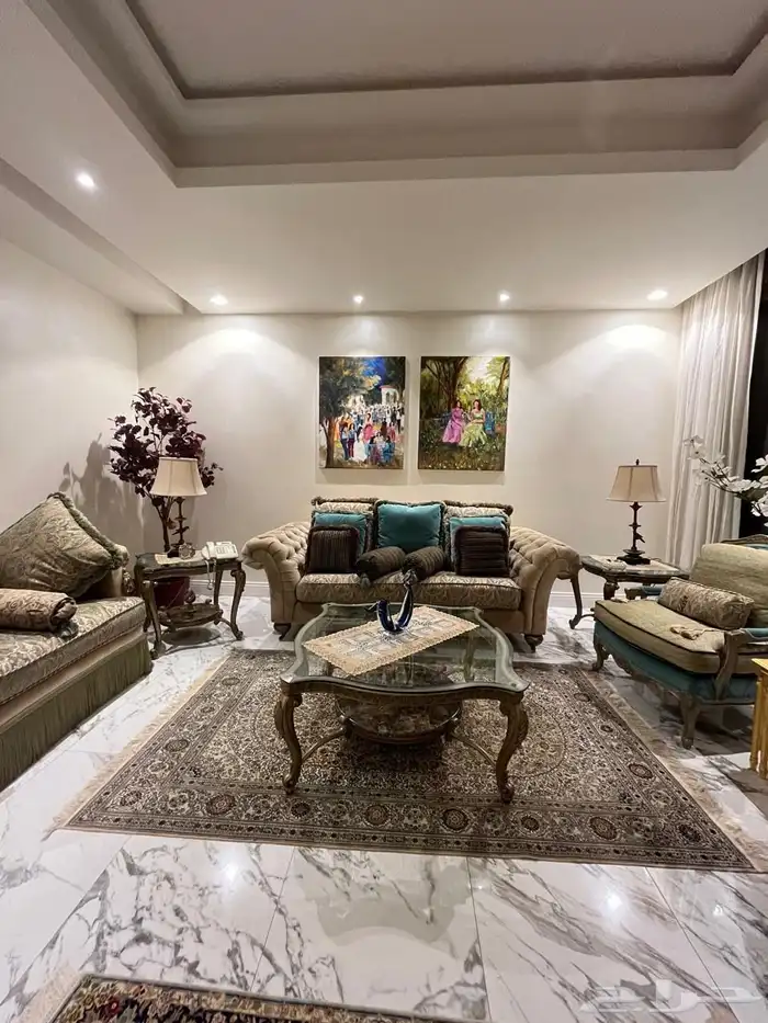 فيلا للبيع مساحه 377 درج داخلي حي النخيل 10