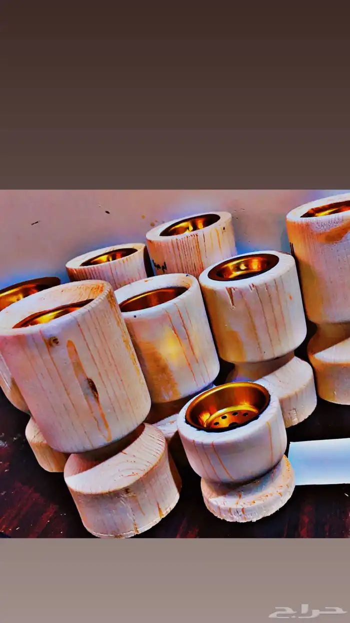 مباخر خشب لليوم الوطني توزيعات وطباعه عبارات عليها 9