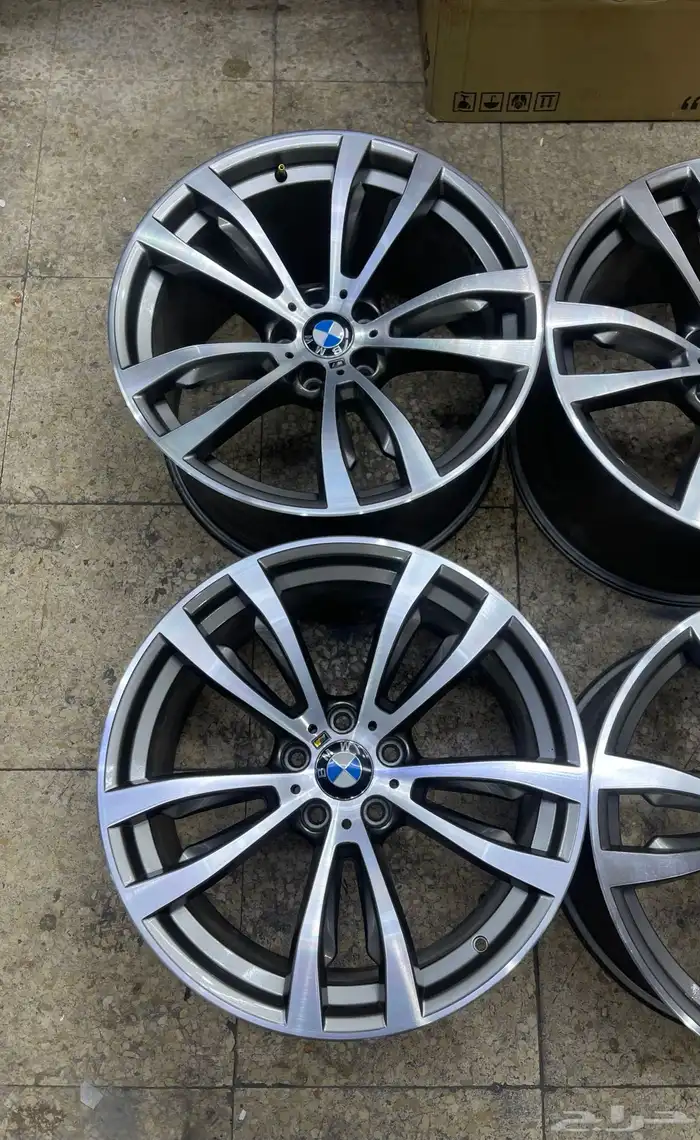 جنوط بي ام دبليو X5 ام كت مقاس 20 اصلي وكالة موديل 2017 12