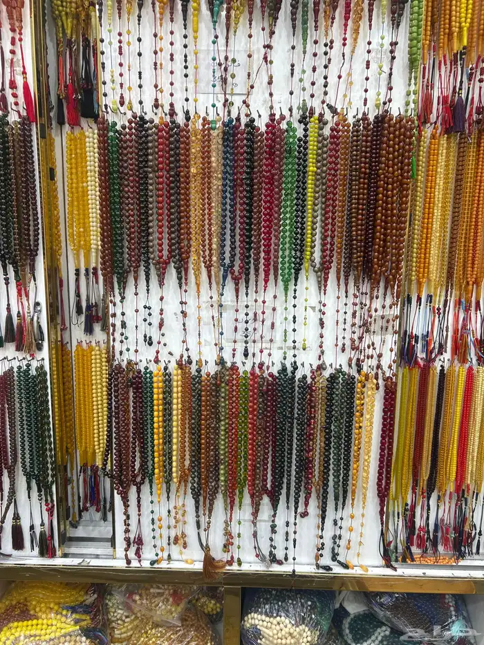 خاتم عقيق و زمورد وسباح كهرمان وتراب كهرمان 8