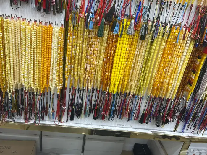 خاتم عقيق و زمورد وسباح كهرمان وتراب كهرمان 7