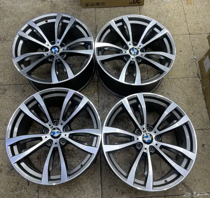 جنوط بي ام دبليو X5 ام كت مقاس 20 اصلي وكالة موديل 2017 1