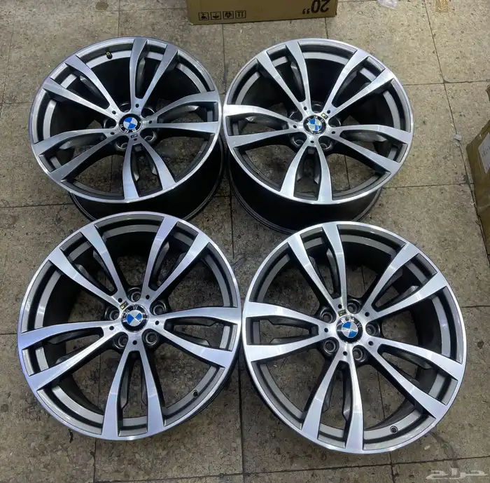 جنوط بي ام دبليو X5 ام كت مقاس 20 اصلي وكالة موديل 2017 3