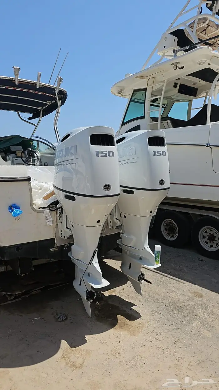 2 مكينه سوزوكي 150HP فورستروك في الصناديق السعر 103000 ألف 4