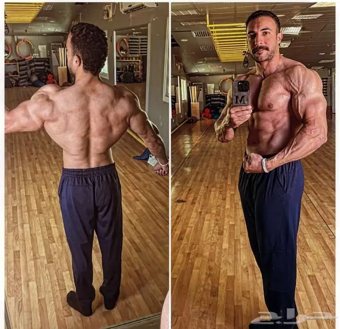 مدرب كمال اجسام تخسيس وزياده عضليه 6