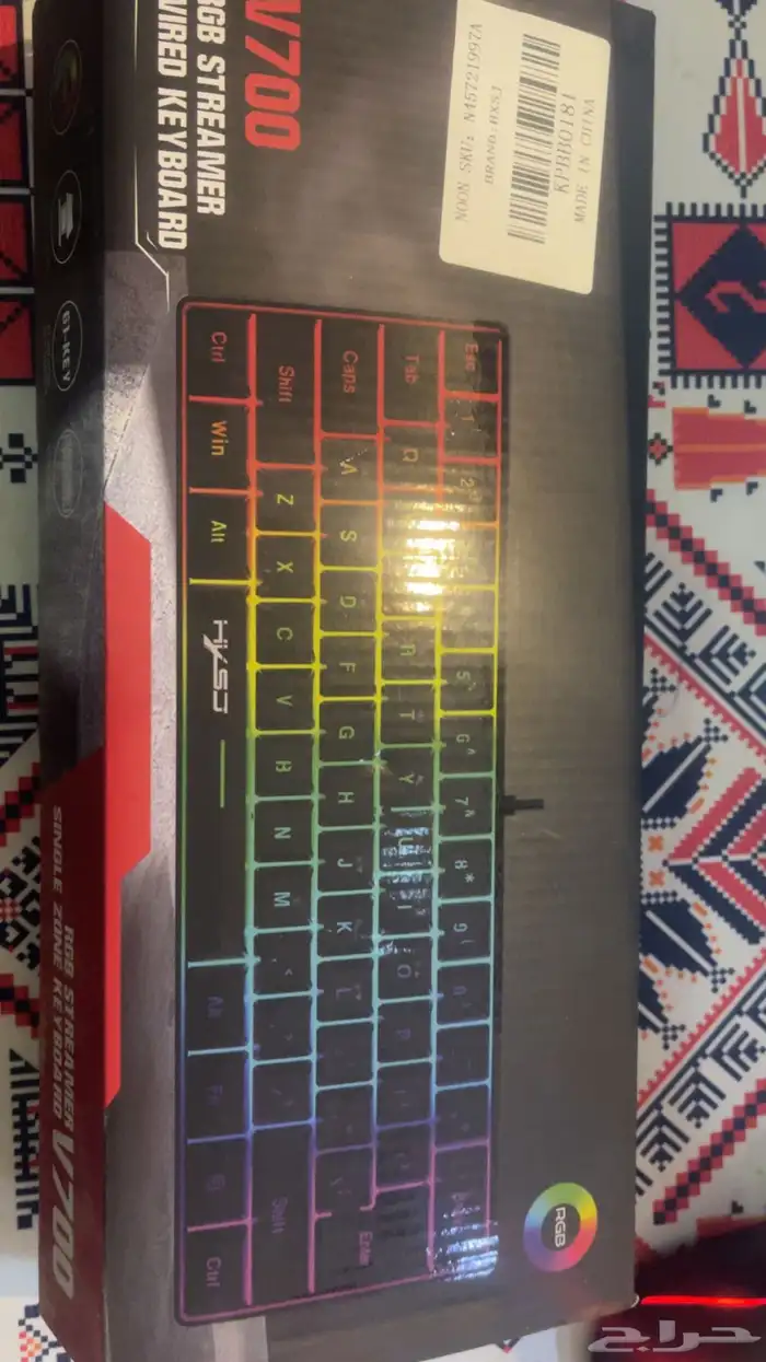 كيبورد مو ميكانيكي لون اسود شركه HiLis 0