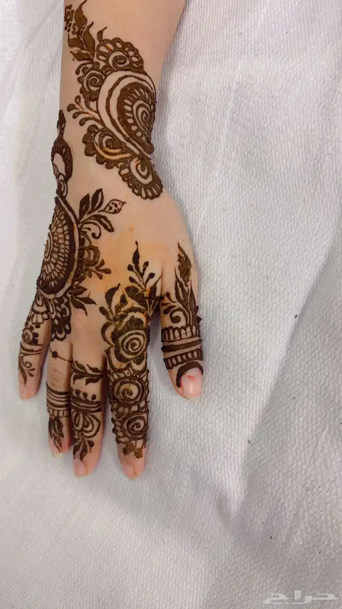 نقش حناء وخضاب عرئسي نسوي جميع التشكيلات 1