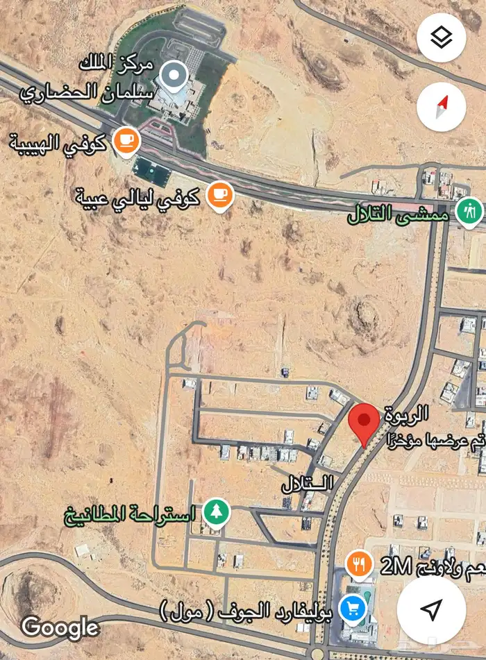 للبيع أرض تجارية بحي التلال(المنطقة الادارية) 0