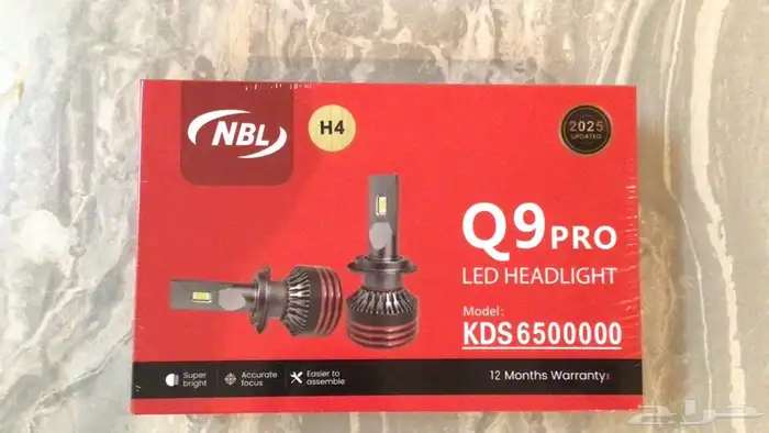 لمبات لد ابيض 65 واط جديد H4 وH1 وغيرها من مقاسات 0