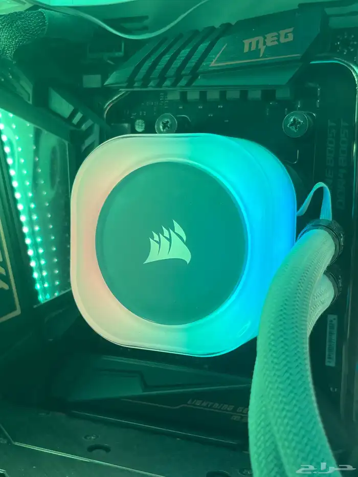 مبرد كورسير H150i RGB WHITE 4