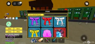 حساب روبلوكس ماب بلوكس فروت وماب MM2 15