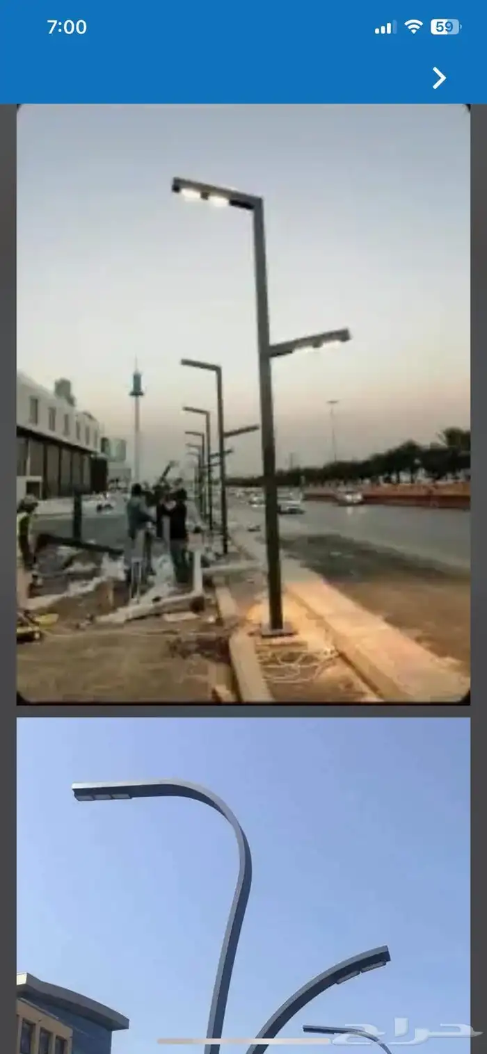 اعمدة انارة ديكورية واعمدة شوارع 42