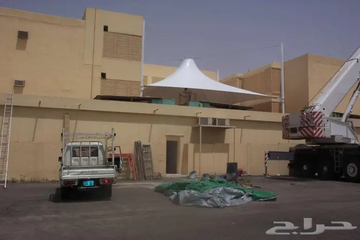 بي في سي مظلات شد انشائي كوري السنيدي 6