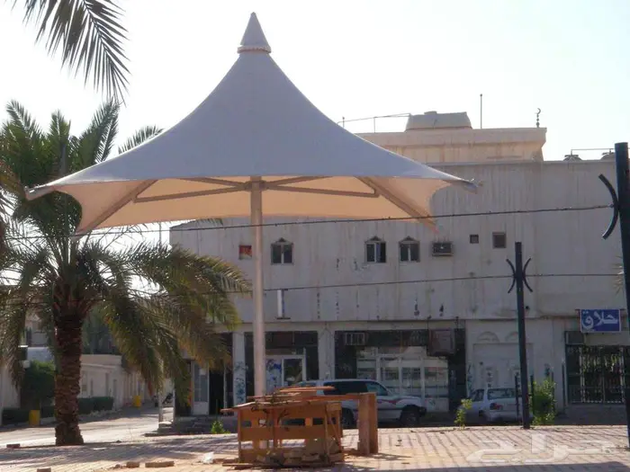 بي في سي مظلات شد انشائي كوري السنيدي 1