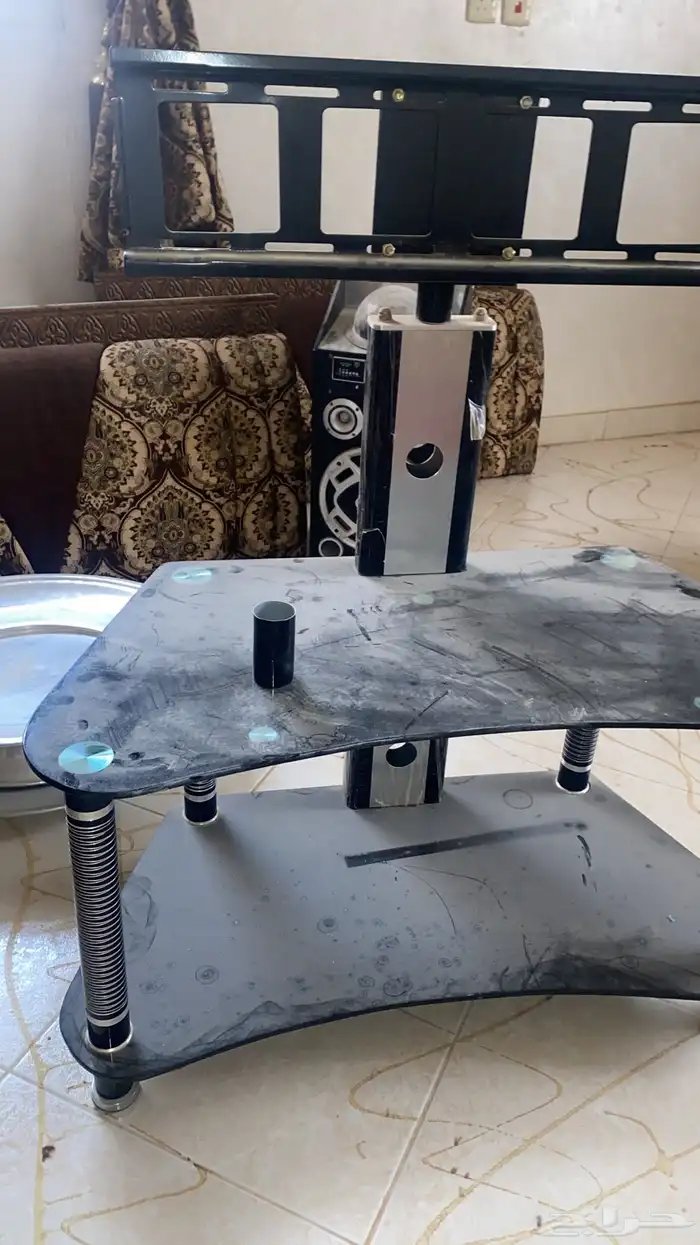 طاولة تلفاز زجاج 0