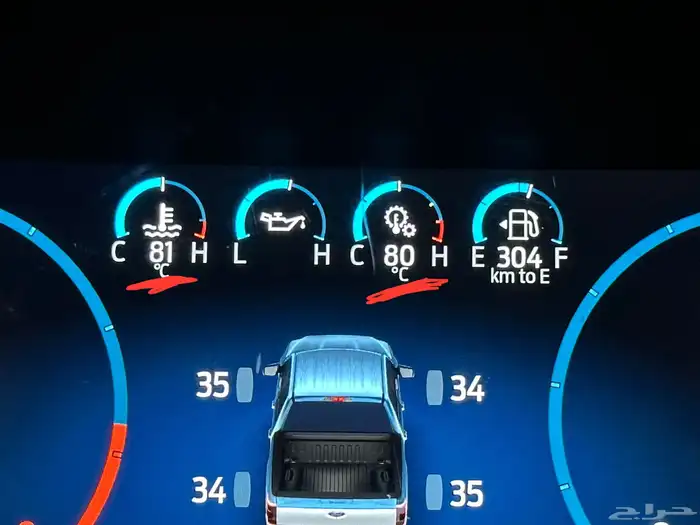 فورد F150 عداد لاريت 2021-2023 شاشة 12 انش 2