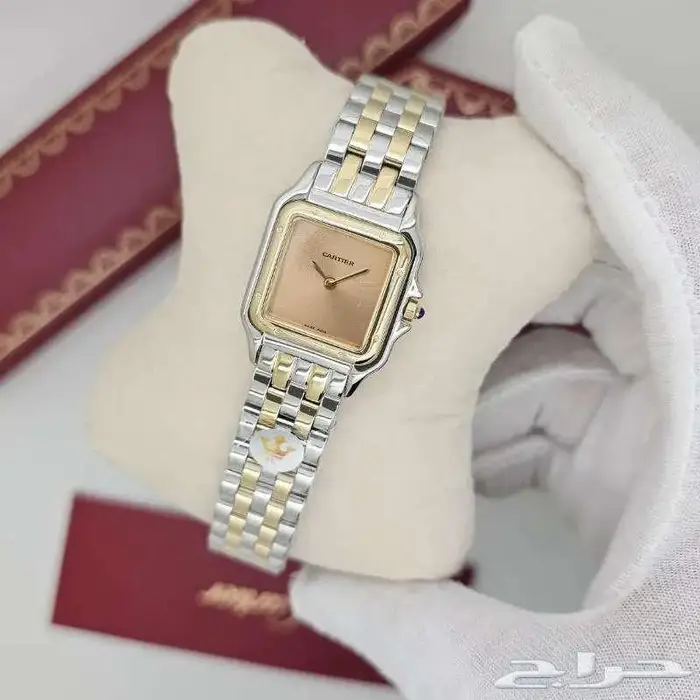 ساعات نسائية كرتير ماركة اقنر ساعة موديل بانتير كارتييه اجنر 19
