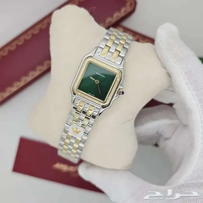 ساعات نسائية كرتير ماركة اقنر ساعة موديل بانتير كارتييه اجنر 18