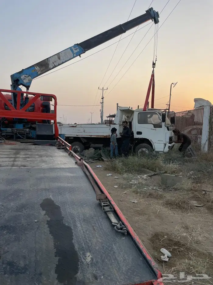 سطحة صبيا ونش كرين لنقل السيارات 8