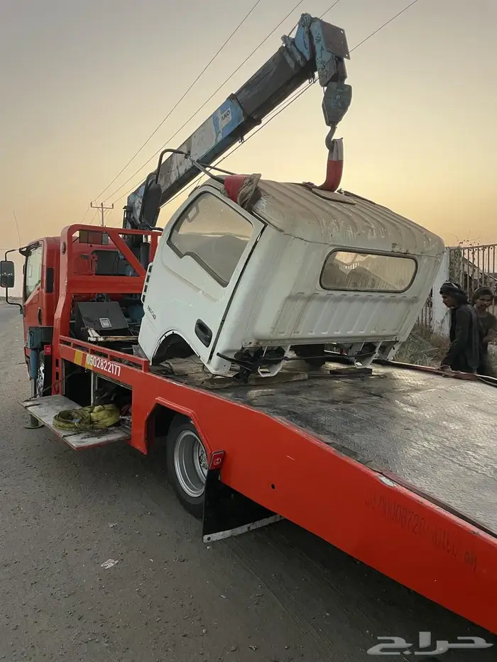 سطحة صبيا ونش كرين لنقل السيارات 9