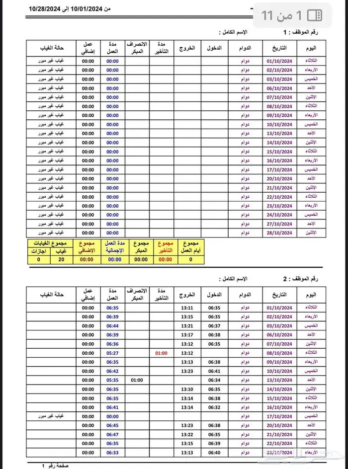 بصمه حضور وانصراف ب800 ريال 4