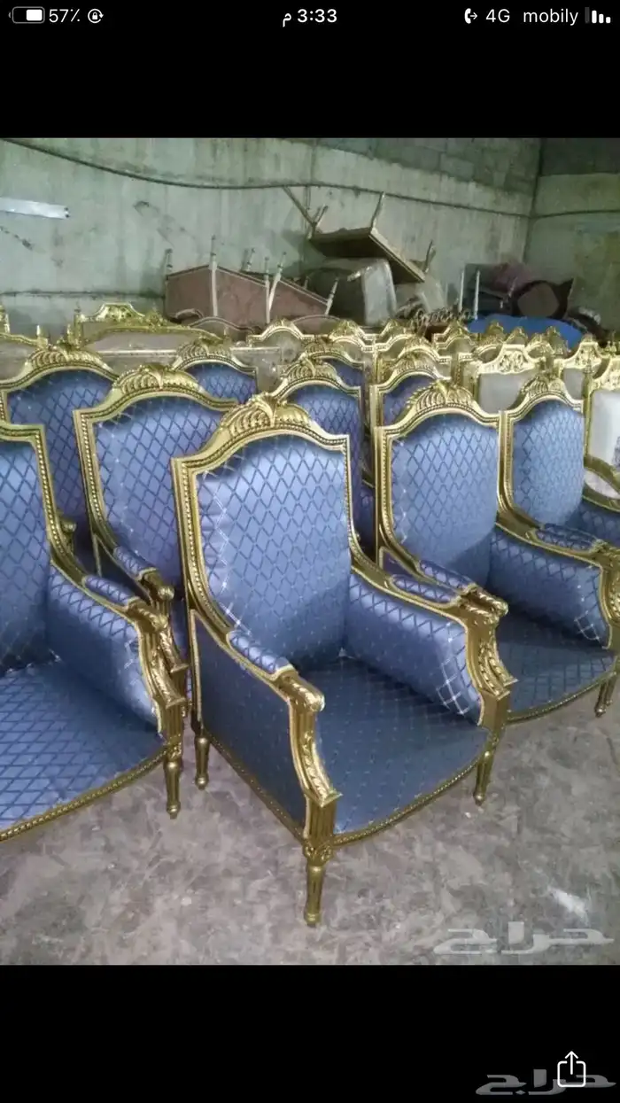 تفصيل أثاث و كراسي ملكية جوده عاليه و ضمان 9