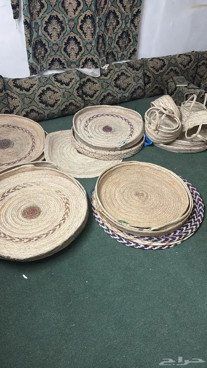 صناعة يدويه بسعف النخل 21