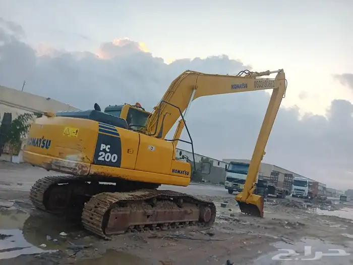 بوكلين أو بكلين او حفار بوم طويل أو ذراع طويل 17 متر ارامكو 1