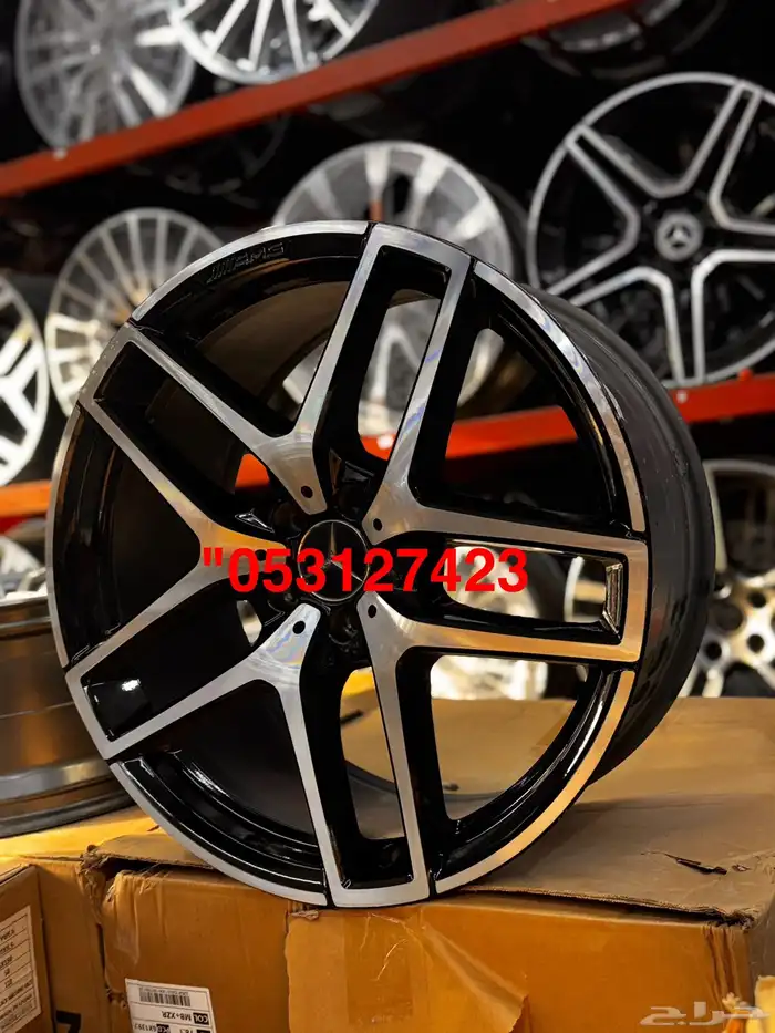 جنوط مرسيدس جي أل اي موديل 2019مقاس21اصلي وكاله 2